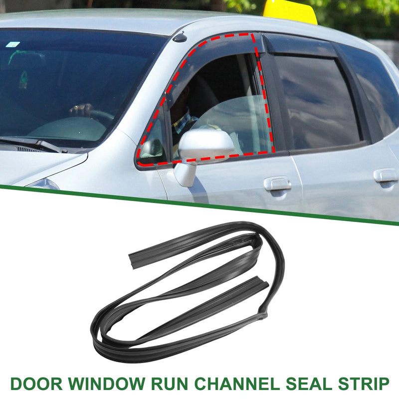 Honda Fit Front Left Door Window Run Channel Seal Strip (2007-2014)