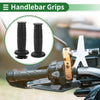 Motorcycle 7/8 22mm Hand Grips TPU Black Hexagon
