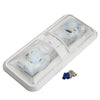 RV Boat Camper Trailer 12V 48LED Interior Double Dome Ceiling Light