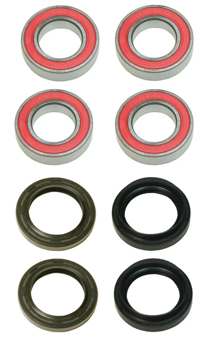 Yamaha Wolverine 350 4x4 2 x Front Wheel Bearings Seals (2000–2005)