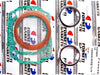 Yamaha RD350 STD 64mm Piston Set & Gasket Kit (1973-1975)
