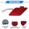 BMW 3 F30 (2012-2015) Red Rear Bumper Tow Hook Eye Hole Cover