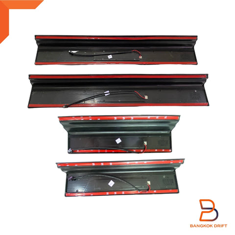 Ford Ranger T6 PX Ute Illuminated Door Step Protector Trim (12-22)