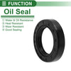 Oil Seal Rotary Shaft Seal NBR Rubber 38x58x12mm Black