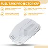Ford Ranger 2023-2025 Chrome Silver Tone Fuel Tank Door Cap