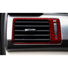 Honda Accord 2 x Red Carbon Fiber Vent Air Outlet Covers