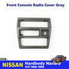 Radio Climate Control Dash Trim Gray Fits Nissan Navara D21 Pickup 1986-94 D05
