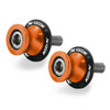 BMW S1000R S1000RR 2014-2018 - 2 x Orange Coil Slider Screws Swingarm Spools