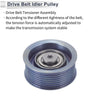BMW X6 (2008-2011) - Silver Tone 1 Pcs Drive Belt Idler Pulley