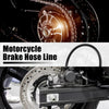 Make Model AN3 28 90 Brake Hose Braided Line Clutch Tube 120cm Black