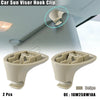 Dodge Magnum 2 x Beige Car Plastic Sun Visor Hook Clips (2005-2007)