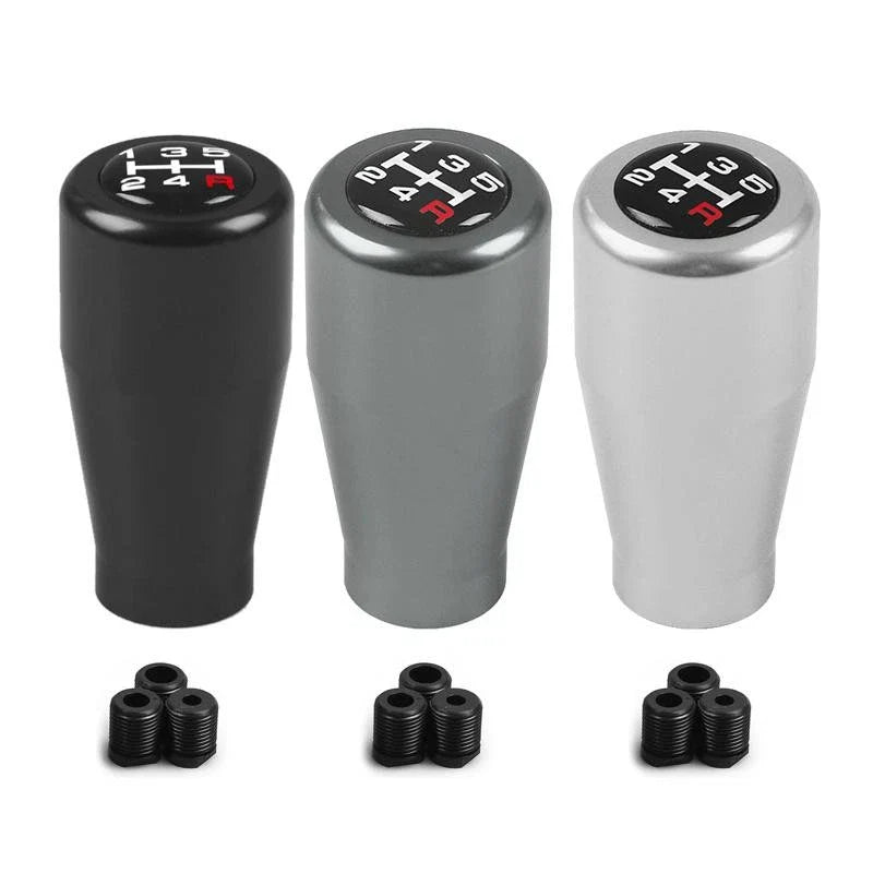 Racing 5 Speed Manual Gear Shift Knob with Adaptors (M8, M10, M12)