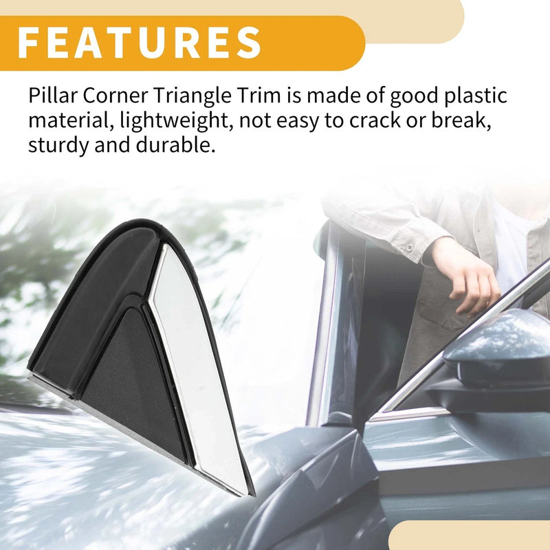 GMC Terrain Front Left Side Pillar Corner Triangle Trim (2018 - 2022)