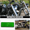 Reflector / 4pcs 87mm / Rectangular Reflective Warning Reflector Motorcycle