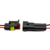 Set Electrical Cable 2 x Pin Connector Plug