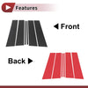 Ford Explorer Carbon Fiber Black Door Pillar Window Trim (2020-2023)