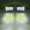 UTV ATV Motorcycle Front Headlight Fog Lights 8-LED