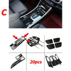 Honda Accord Steel Brushed Black Window Lift Panel Cover Trim (2013–2017)
