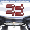 Jeep Wrangler 4 x Car Hardtop Roof Removal Switch Handle Covers (2007-2017)