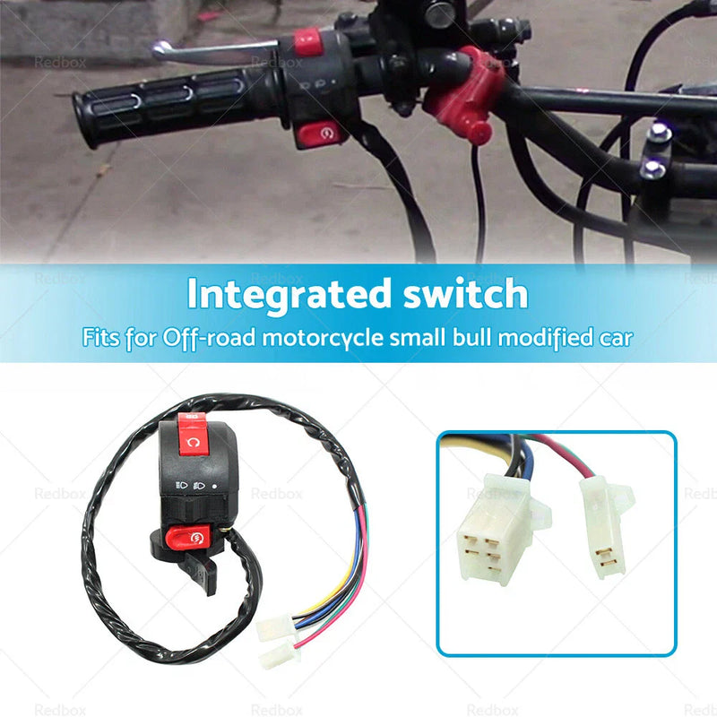110cc 125cc PIT Quad Dirt Bike ATV 7 Wire Kill Switch Button Housing