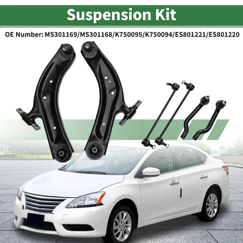 Nissan Rogue 6 Pcs Front Lower Control Arms (2014-2019)