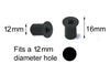Windshield 2 x Ducati Fairing Rubber Corrugated Nuts M4 M5 M6