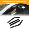 Mitsubishi Outlander Sport RVR 2023-2024 Black Set Window Deflectors