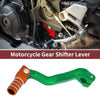 Bosuer M4 Green Orange Silver Tone Folding Gear Shift Lever