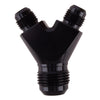 Car 3-Way Y Block Fitting Coupler Adapter Male AN10 to  AN6