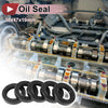 Rotary Shaft Seal 5 Pcs 30x47x10mm Nitrile Rubber Black