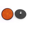 Trailer, Motorcycle, Car, Caravan 10 x 56mm Yellow Round Reflectors