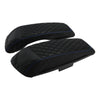 Harley Street Glide Saddlebag Lid Covers Black Blue (2014-2023)