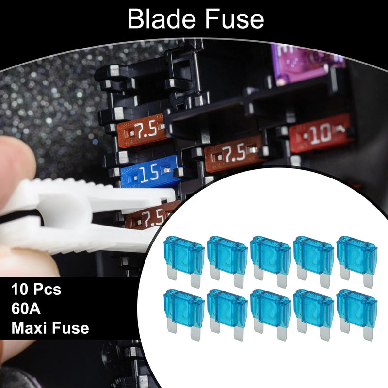 Car Blade Fuse / 60A / Maxi Fuse (10 Pcs)