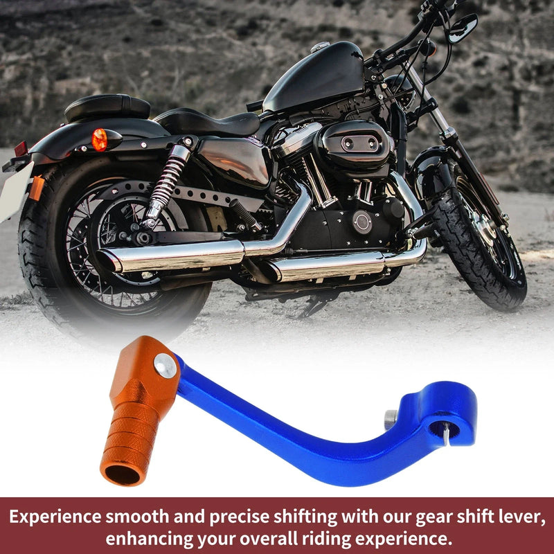 Honda CRF110F (2013-2018) Blue Orange Folding Motorcycle Gear Shifter Lever