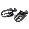 Universal Motorcycle Bike Black CNC Wide Foot Pegs Rear Set Pedals