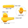 Motorcycle Tire Changer 6 x Demount Head Plastic Insert 1.97x0.83x1.30