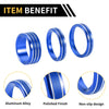 Jeep Gladiator JT (2018-2021) Blue Headlight CD Switch Knob Cover Ring