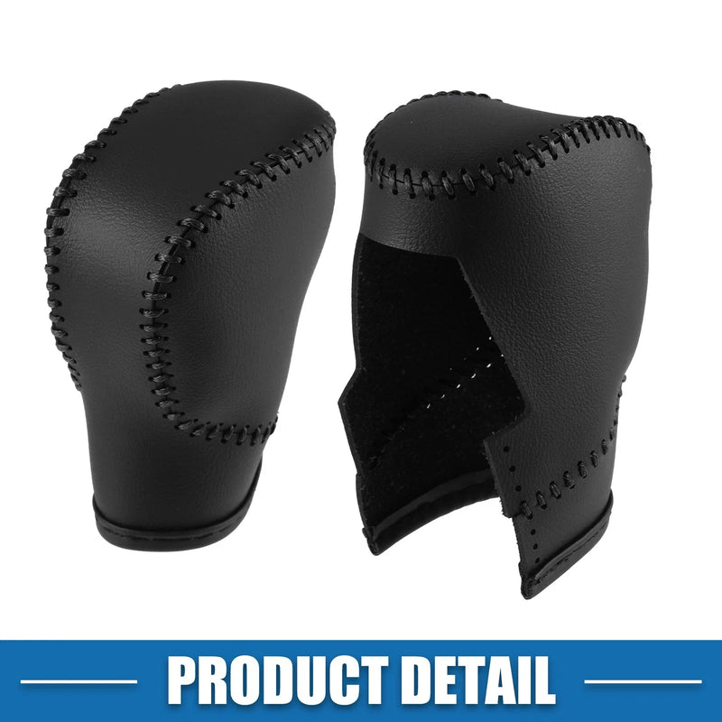 Honda 11th Civic 2022-2023 Black Faux Leather Gear Shift Lever Cover