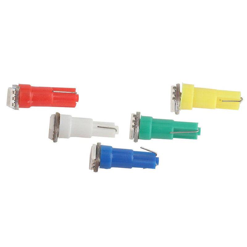 Auto Interior Decoration 50pcs T5/T10 1-5050-SMD LED Car Lights Bulbs