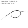 Motorcycle Dirt Pit Bicycle Throttle Cable Straight Connector 49cc