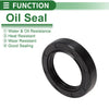 Make Model Oil Seal 42x62x12mm NBR Rubber High Pressure Black 5 Pcs