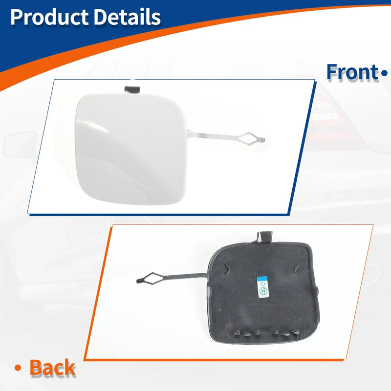BMW 1 Series F20 Pure White Tow Hook Cover