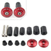 Dirt Bike Motor Red 7/8" Handlebar End Weights Grips Cap Plugs