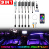 Dodge Car Interior Footwell Atmosphere Lamp 6M 1in9 RGB LED Light Strip