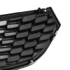 Kia Forte (2014-2016) Black Chrome Silver Tone Upper Bumper Grille