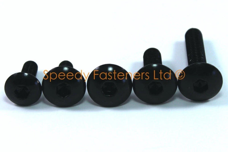 Honda CBR / VFR Black Anodized Aluminum Fairing Bolts