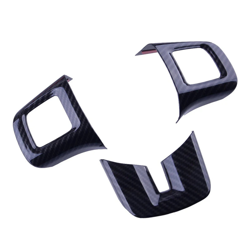Dodge Challenger Carbon Fiber Steering Wheel Cover Sticker (2008-2014)