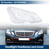 Mercedes-Benz E350 Car Front Right Headlight Lens Cover (2009-2016)