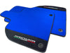 Lamborghini Aventador 2012-2022 with Alcantara Leather Blue Floor Mats