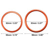 Chevrolet Camaro Orange 4 Pcs AC Outer Vent Ring Trim Covers (2016 - 2020)